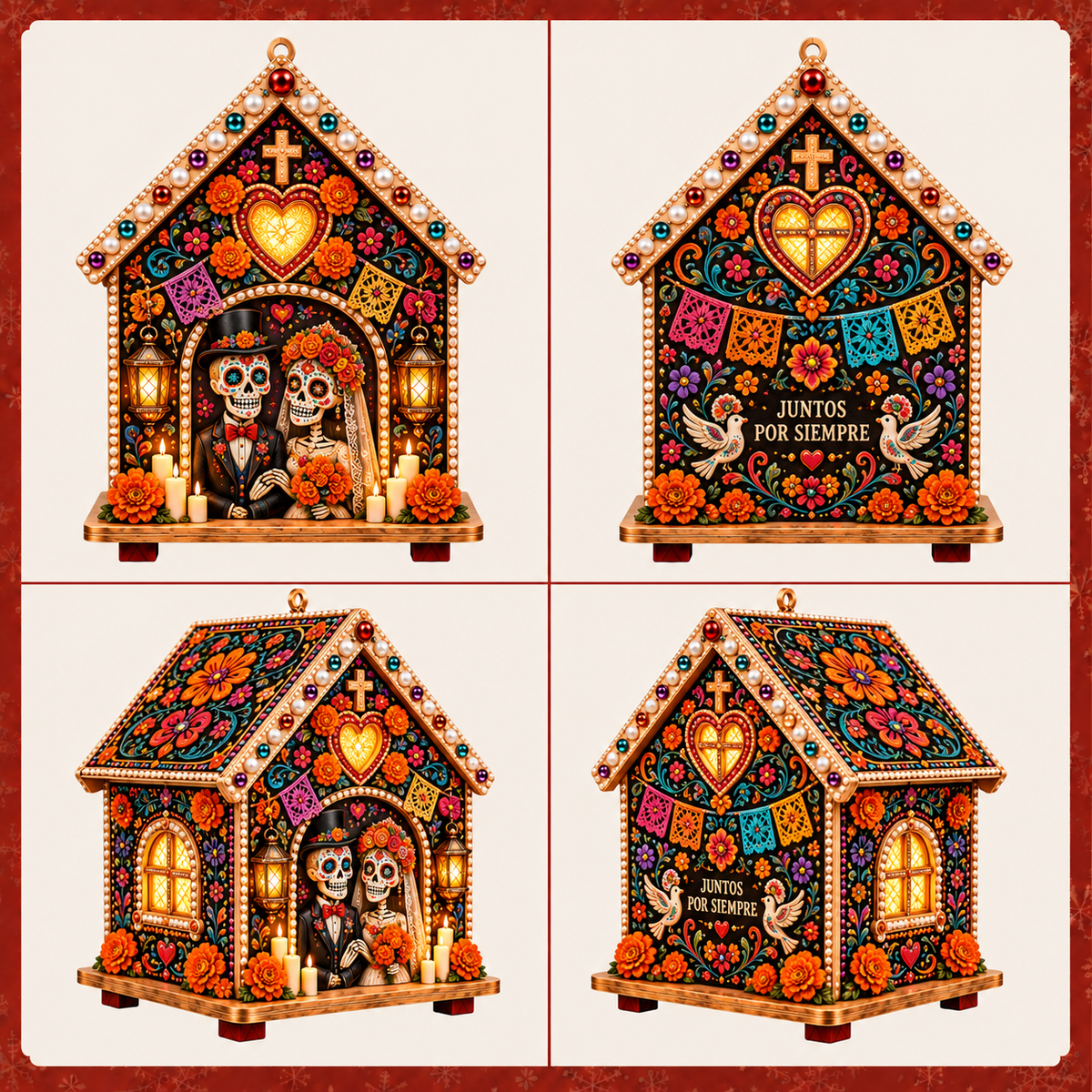 Plymagic DIY Pearl Art  - Day of the Dead Cottage