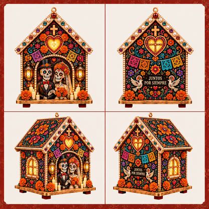 Plymagic DIY Pearl Art  - Day of the Dead Cottage