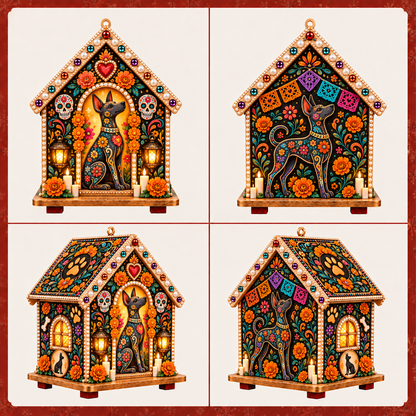 Plymagic DIY Pearl Art  - Day of the Dead Cottage