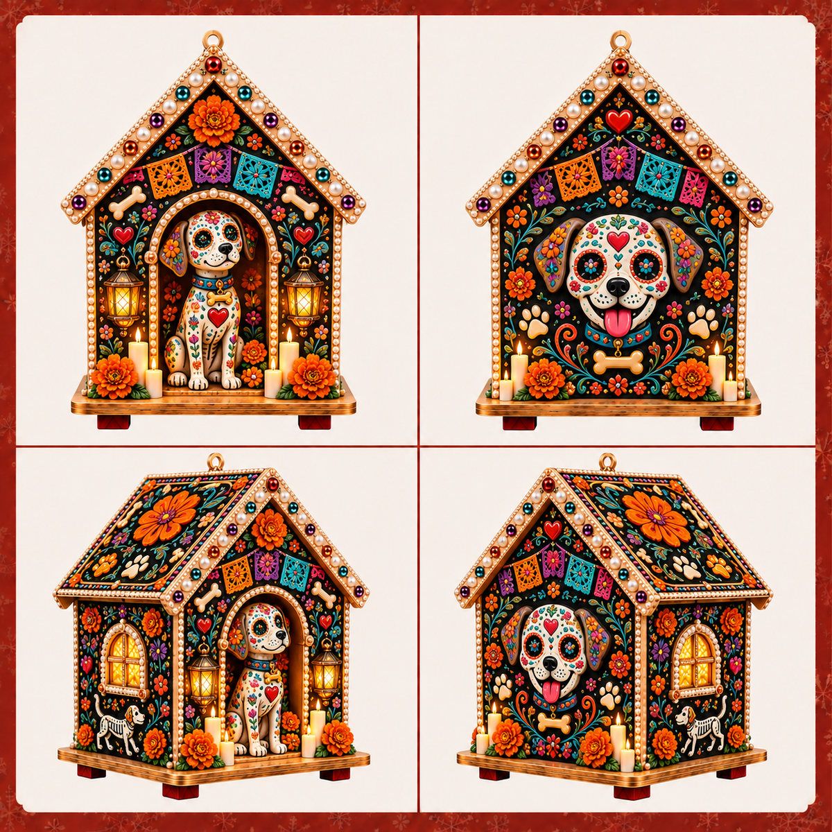 Plymagic DIY Pearl Art  - Day of the Dead Cottage