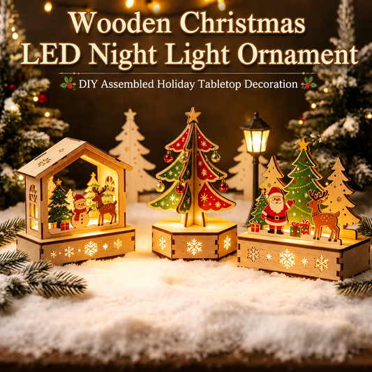 Plymagic DIY Mini House - Christmas Night Light