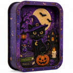 Plymagic DIY Pearl Art - Halloween Wooden Tabletop