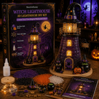 🎄 Halloween Sea‑Glass Lighthouse DIY Kits