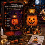 🎄 Halloween Sea‑Glass Lighthouse DIY Kits