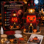 🎄 Halloween Sea‑Glass Lighthouse DIY Kits