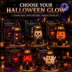 🎄 Halloween Sea‑Glass Lighthouse DIY Kits