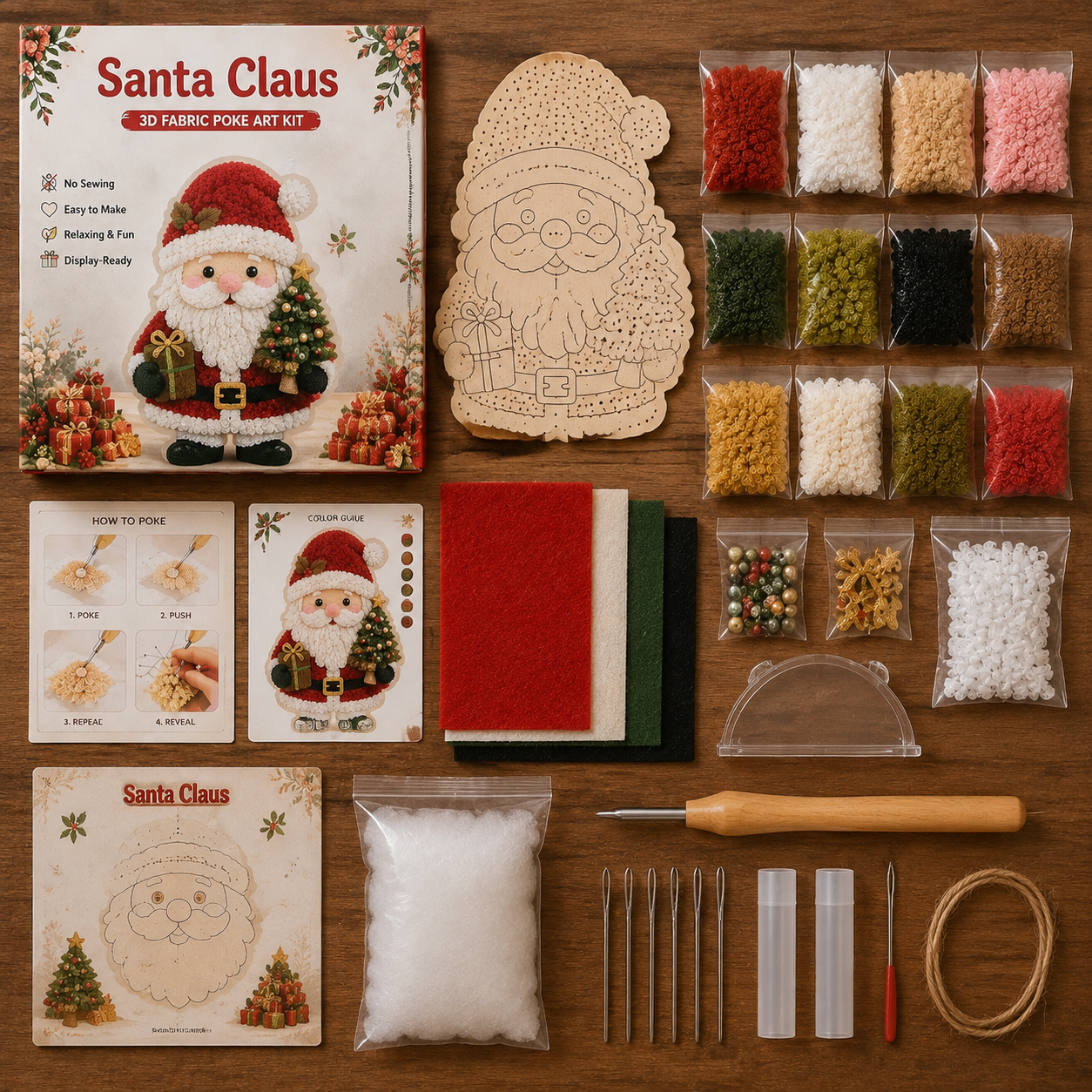Plymagic DIY Poke Art Kit - Christmas Collection