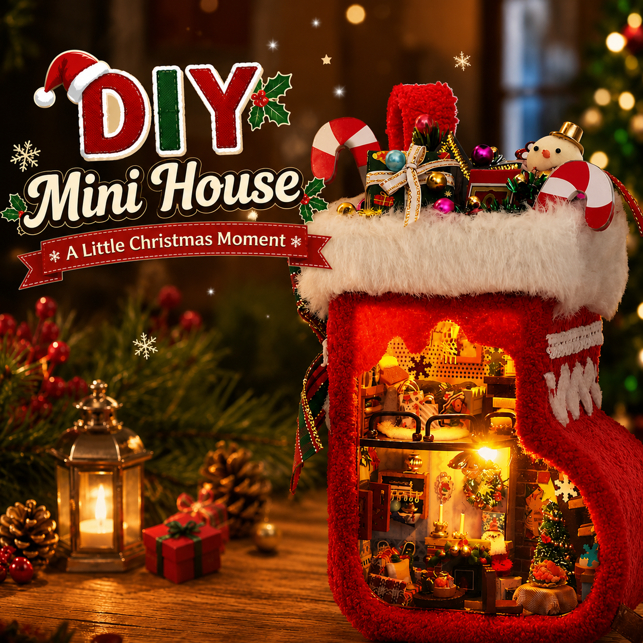 Plymagic DIY Mini House - A Little Christmas Moment