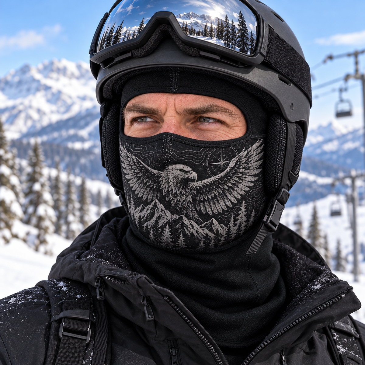 ❄️ Winter Fleece Balaclava – Under-Helmet Warmth