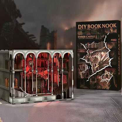 Plymagic DIY Book Nook - Ember Dragon Castle