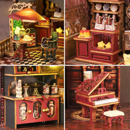 Plymagic Assembly Model - Letter Coffee Dollhouse