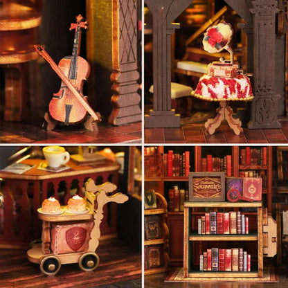 Plymagic Assembly Model - Letter Coffee Dollhouse