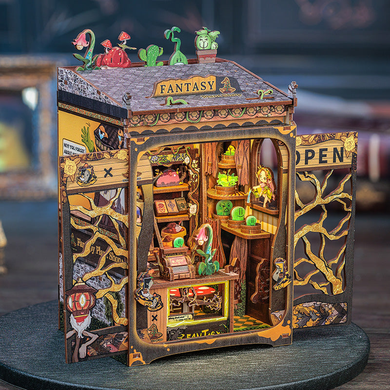 Plymagic DIY Book Nook - Fantacy Plant Shop