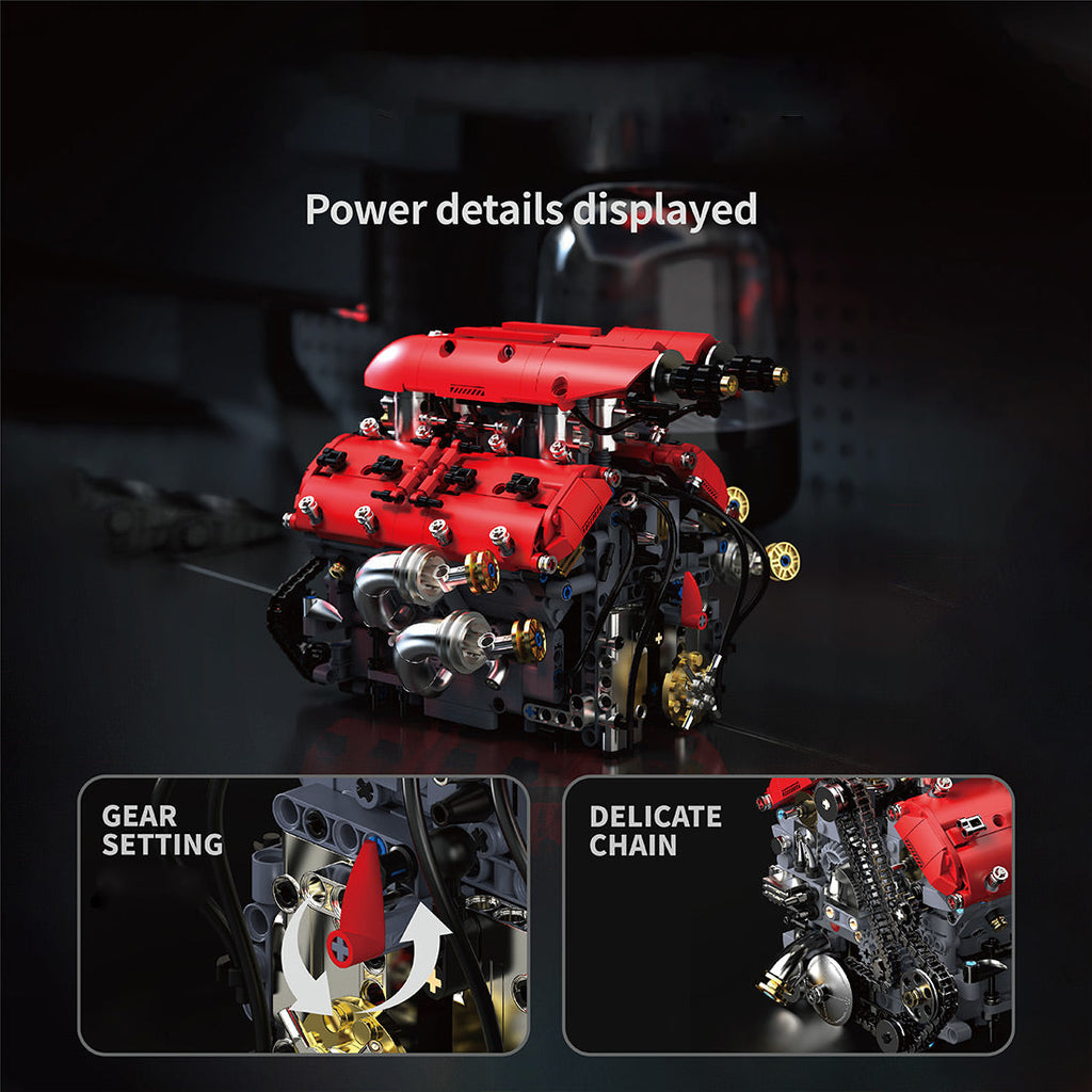 Plymagic Assembly Model - V8 Turbo Engine