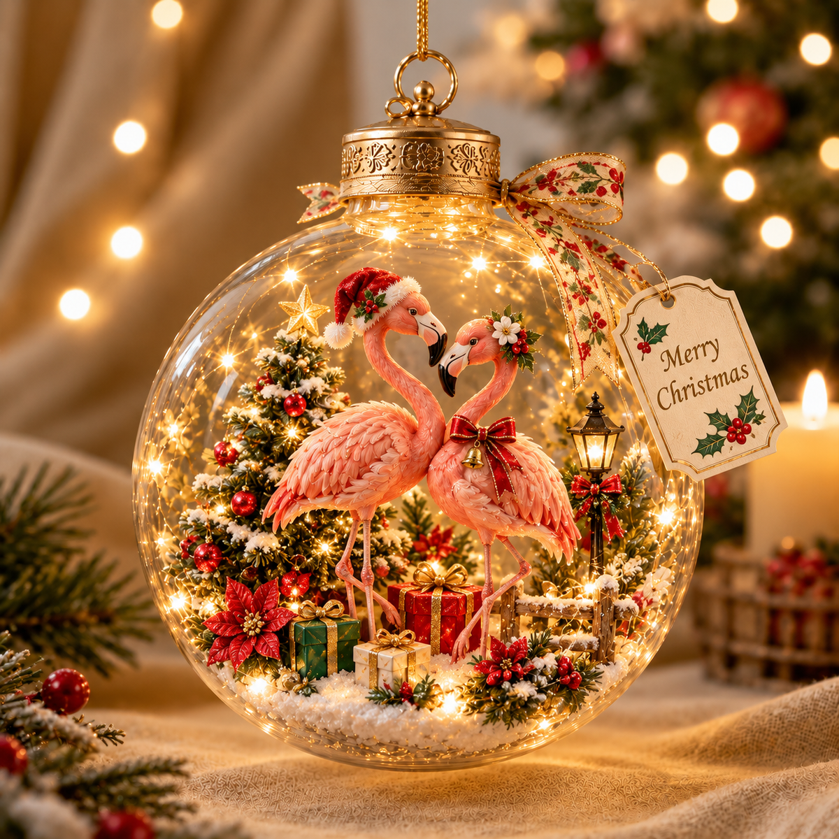 🎅 2026 Christmas Gift 50% Off - 3D Christmas Animal Globe Ornaments
