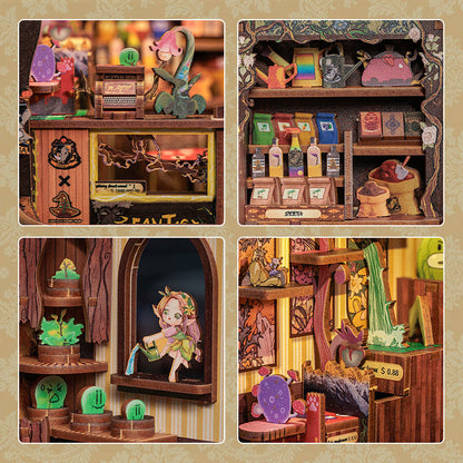 Plymagic DIY Book Nook - Fantacy Plant Shop