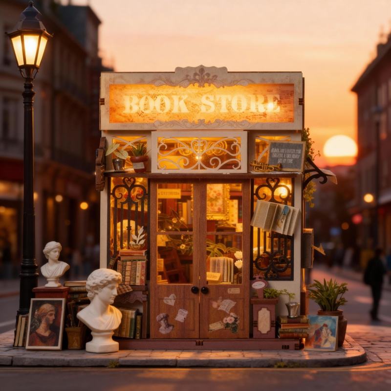 Plymagic DIY Book Nook - Art Bookstore