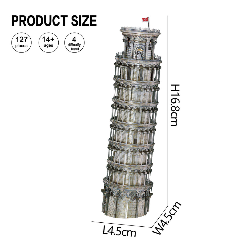 Plymagic Assembly Model - Leaning Tower of Pisa