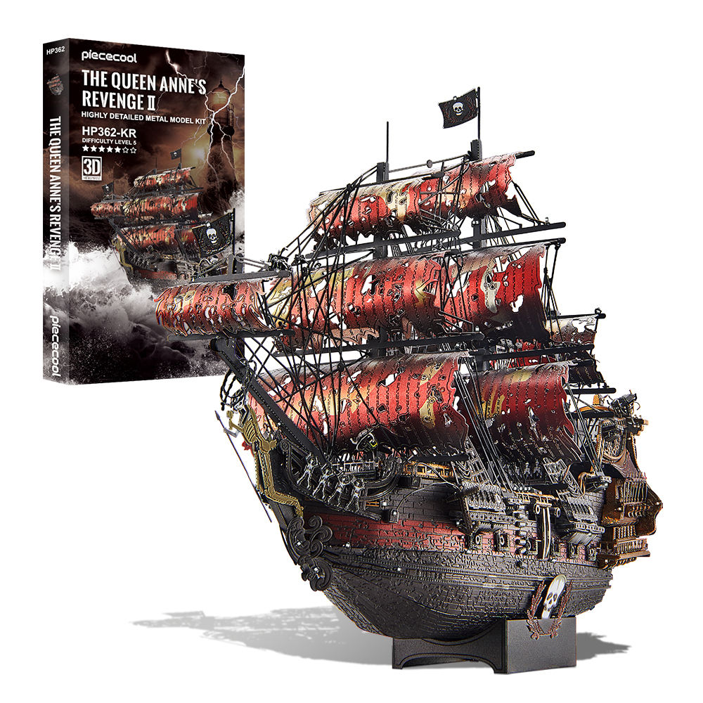 Plymagic Assembly Model - Queen Anne's Revenge