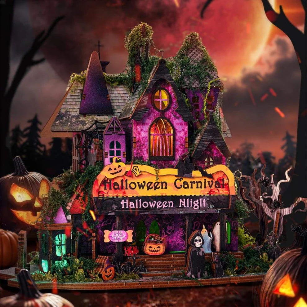 Plymagic DIY Mini House - Halloween Night