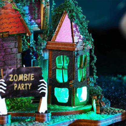 Plymagic DIY Mini House - Halloween Night