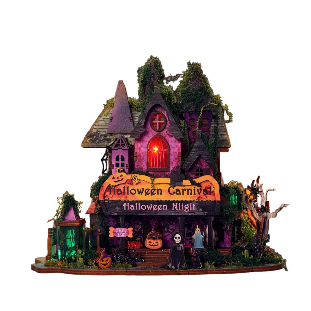Plymagic DIY Mini House - Halloween Night