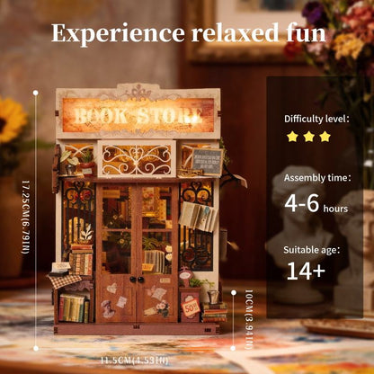 Plymagic DIY Book Nook - Art Bookstore