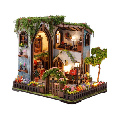 Plymagic DIY Mini House - Floral Cottage