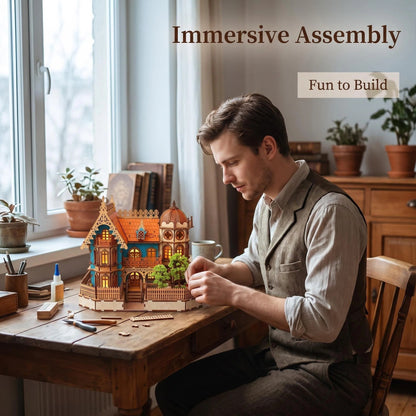 Plymagic DIY Mini House - Garden Villa