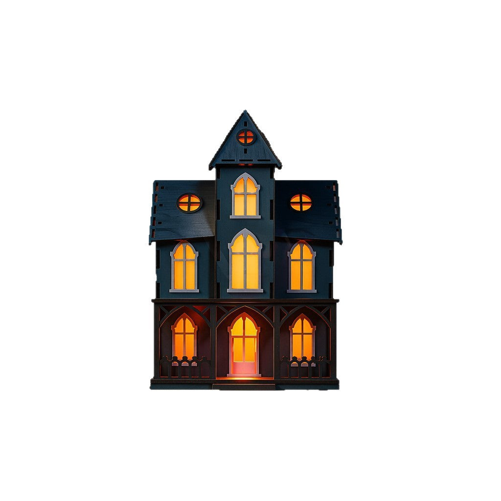 Plymagic DIY Mini House - Halloween Haunted House Decorations