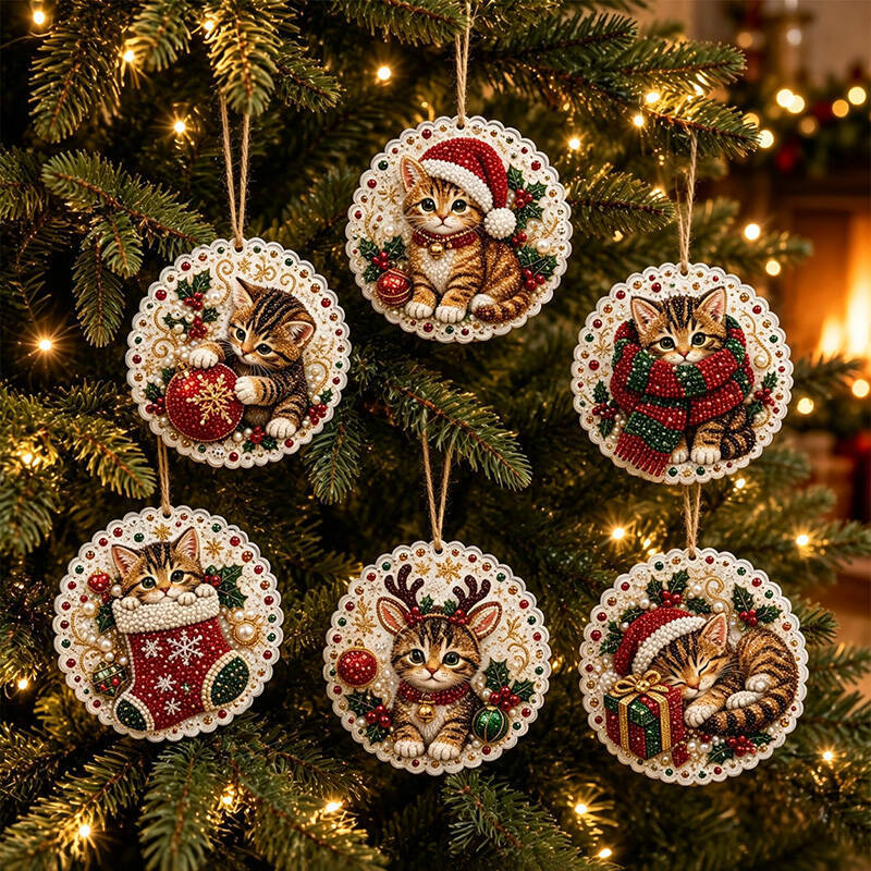Plymagic DIY Pearl Art - Little Christmas Animals