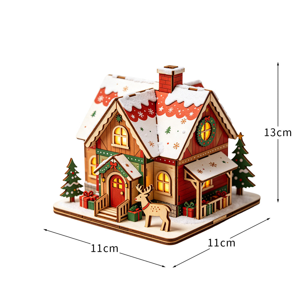 Plymagic DIY Mini House - Christmas Cabin