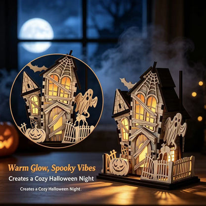 Plymagic DIY Mini House - Halloween Haunted House Decorations