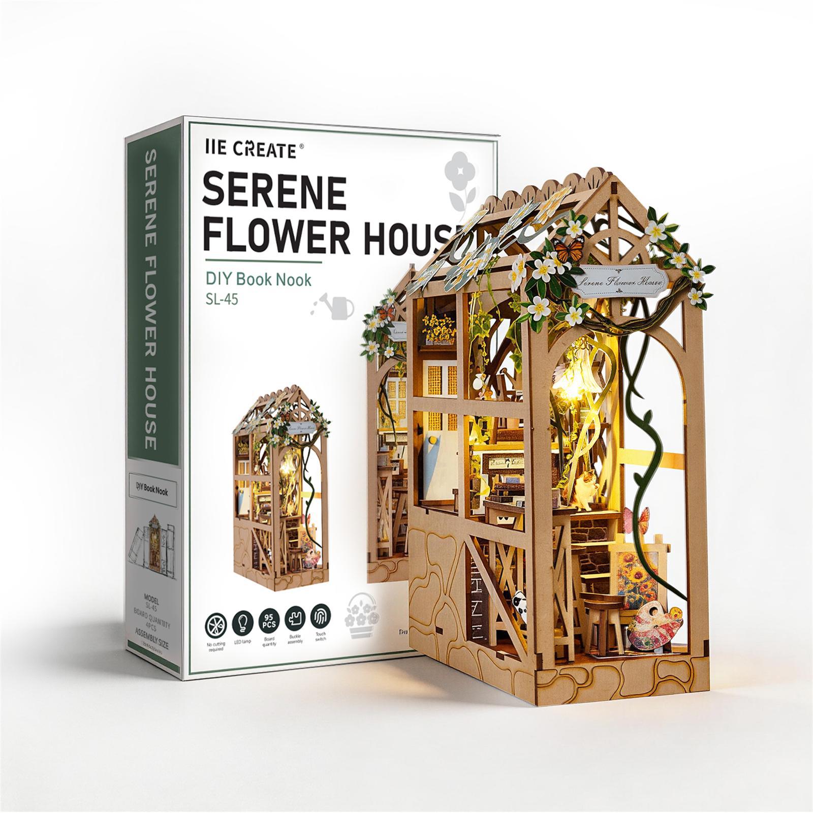Plymagic DIY Book Nook - Serene Flower House Secondary image