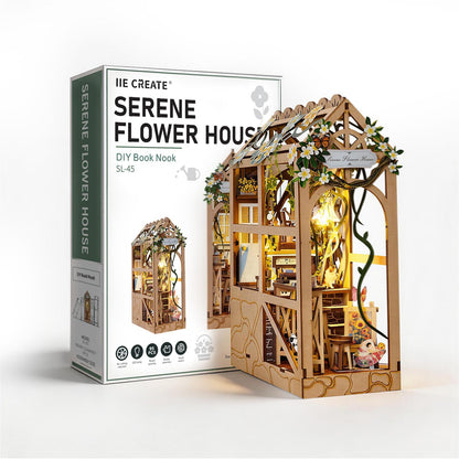 Plymagic DIY Book Nook - Serene Flower House