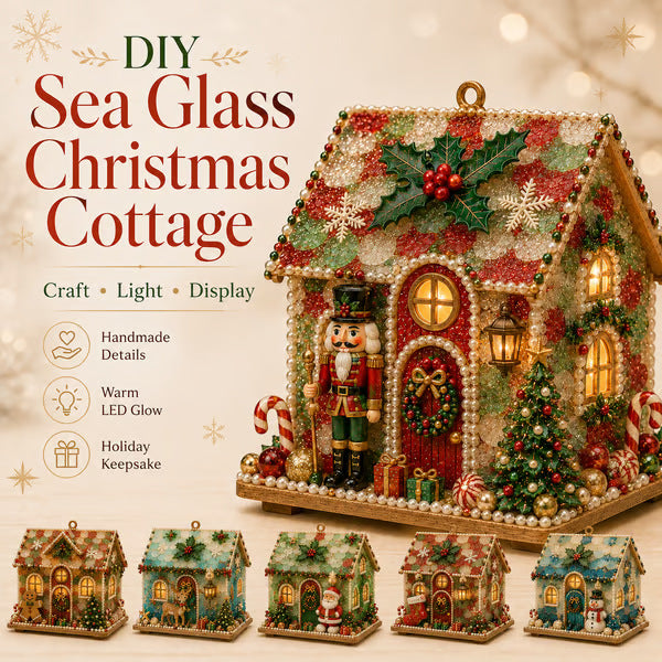 Plymagic DIY Sea Glass - Christmas Cottage