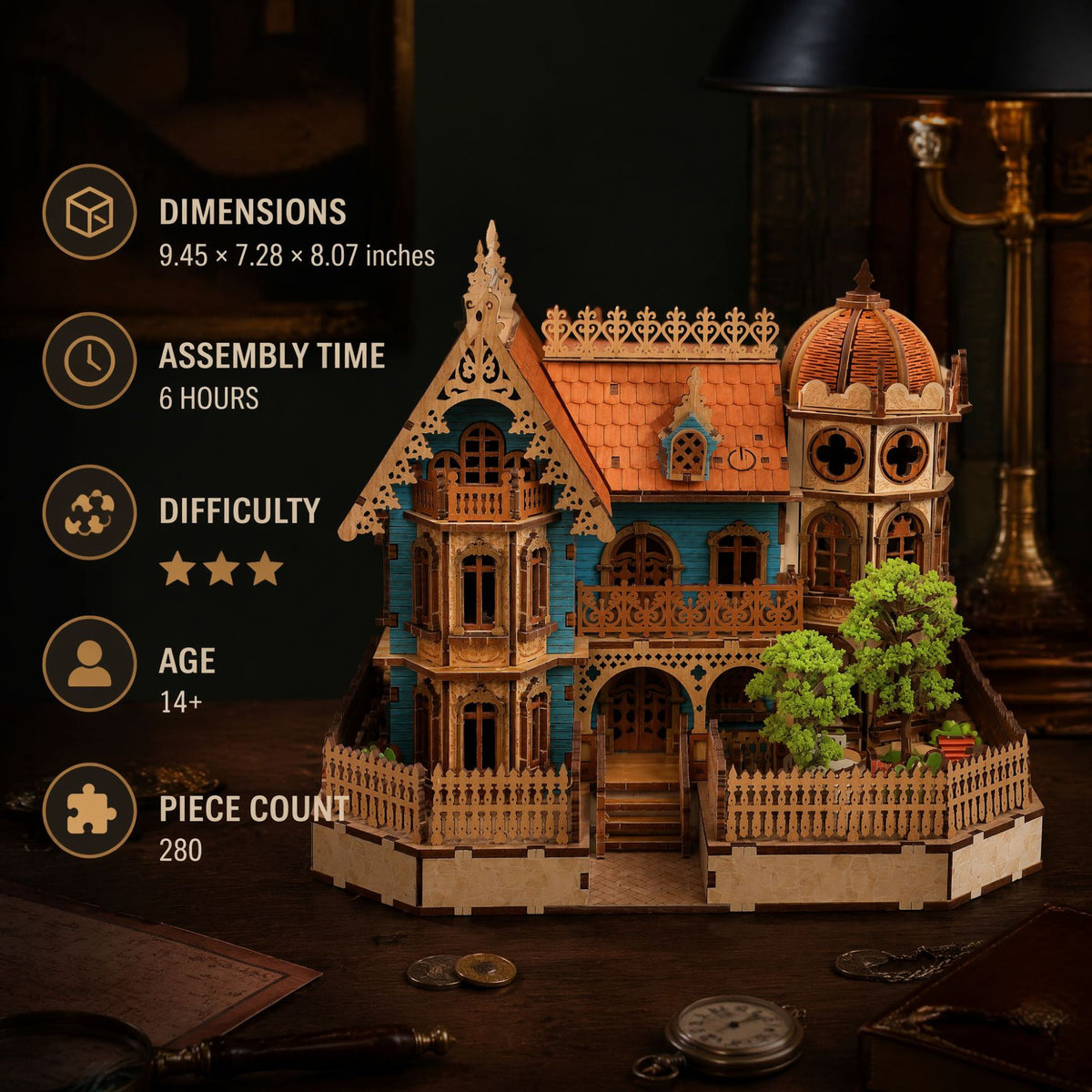 Plymagic DIY Mini House - Garden Villa