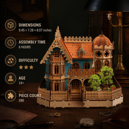Plymagic DIY Mini House - Garden Villa