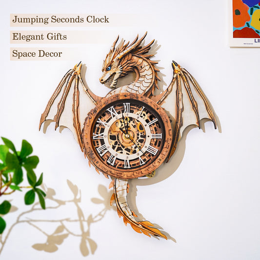 Plymagic DIY Assembled Clock - Dragon Series
