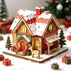Plymagic DIY Mini House - Christmas Cabin