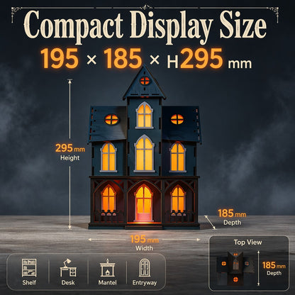 Plymagic DIY Mini House - Halloween Haunted House Decorations