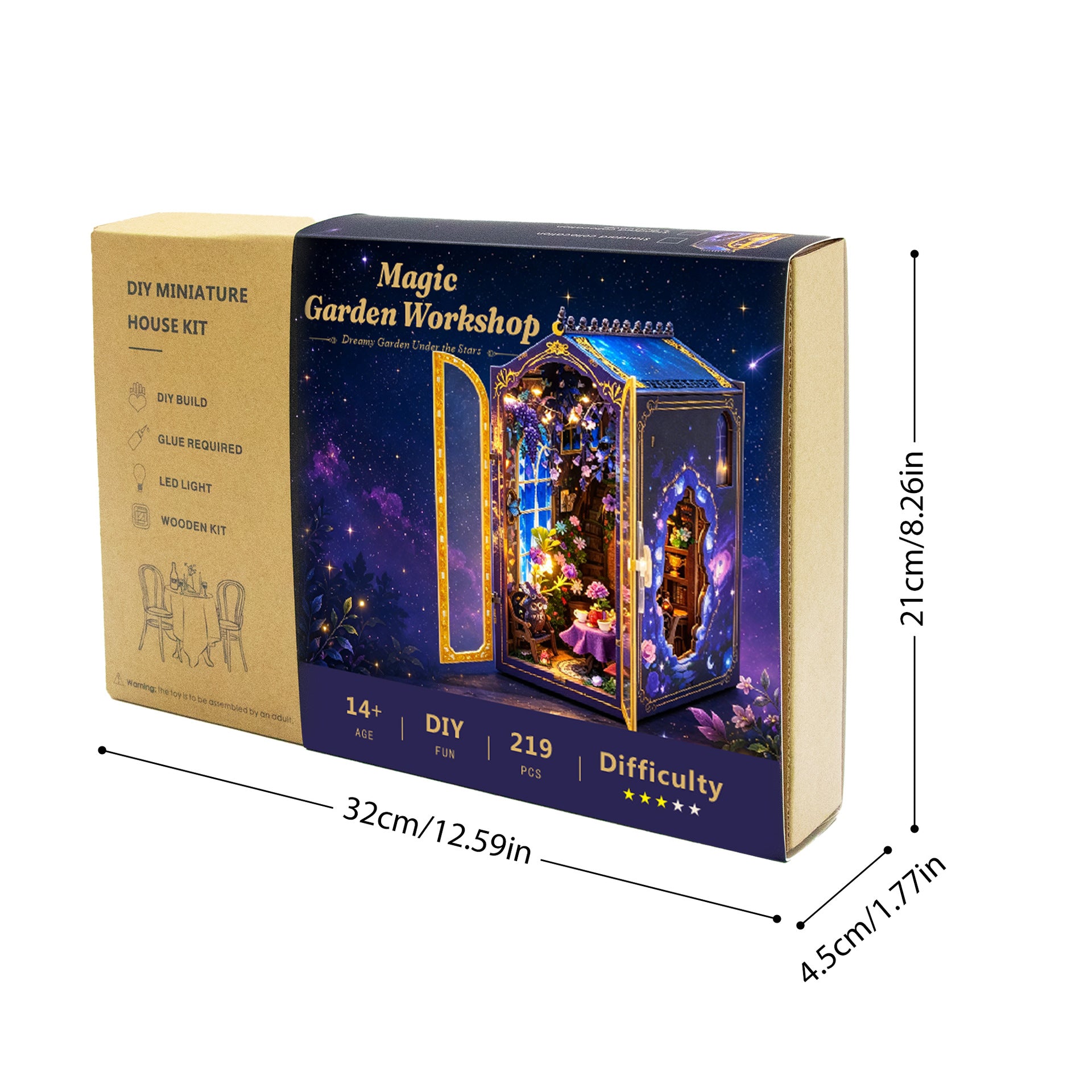 Plymagic DIY Book Nook - Magic Garden