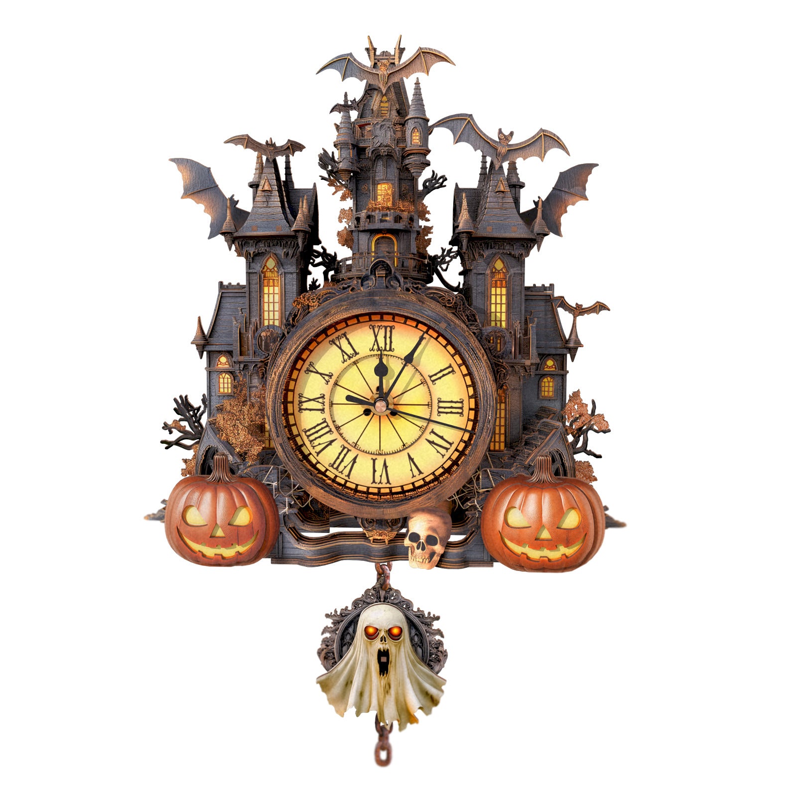Plymagic DIY Assembled Clock - Horror Castle