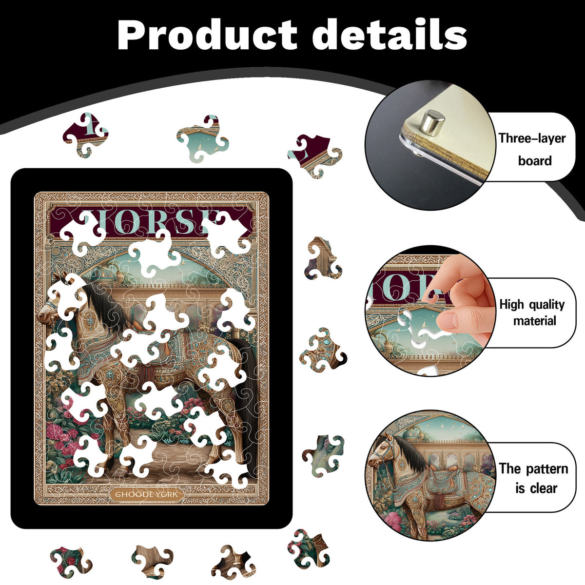 Plymagic DIY Puzzle - Vintage carved horse