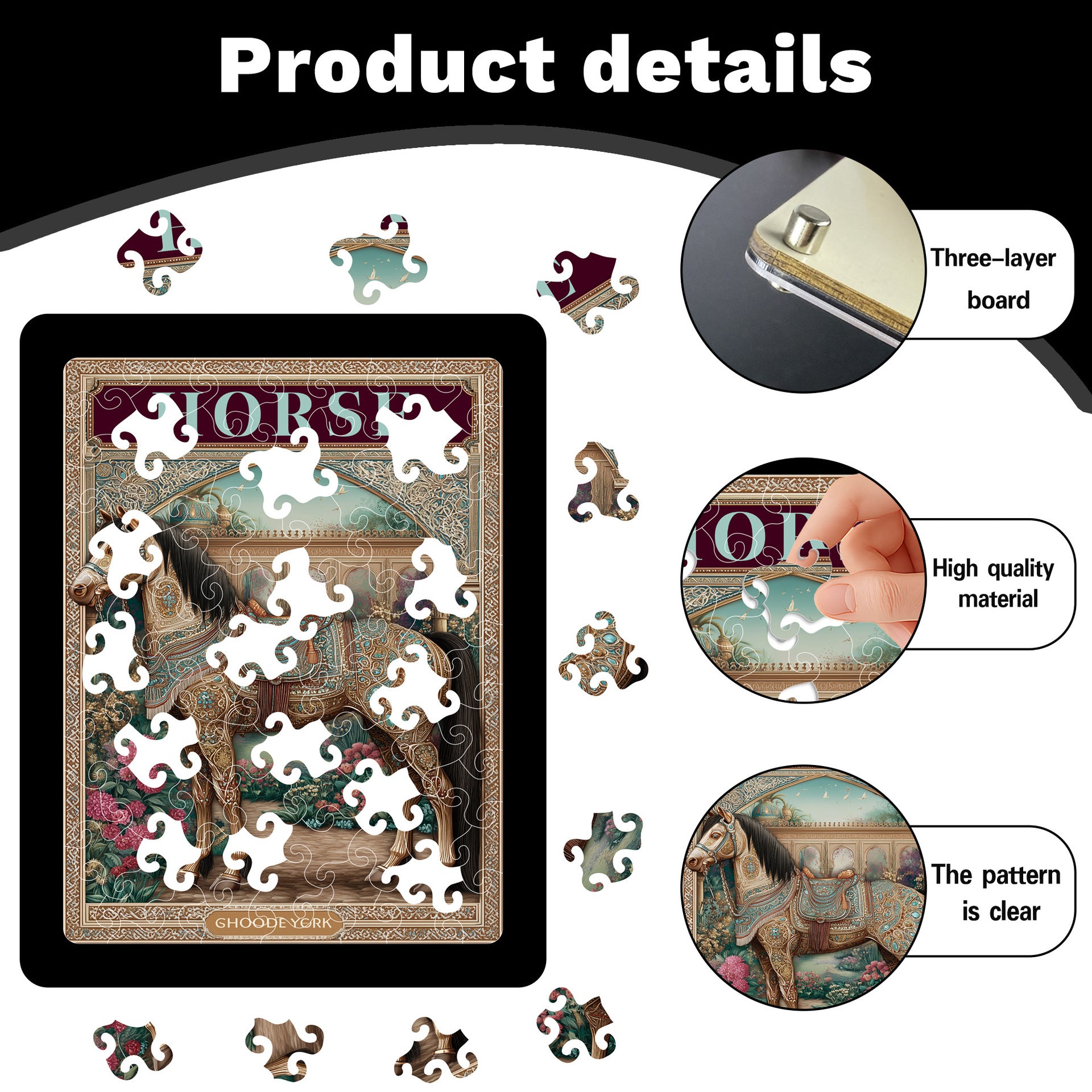 Plymagic DIY Puzzle - Vintage carved horse