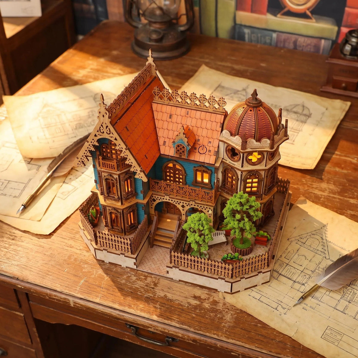 Plymagic DIY Mini House - Garden Villa