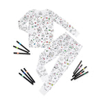 Kids' Bamboo Coloring Pajama Set