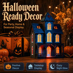 Plymagic DIY Mini House - Halloween Haunted House Decorations