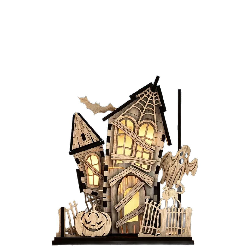 Plymagic DIY Mini House - Halloween Haunted House Decorations