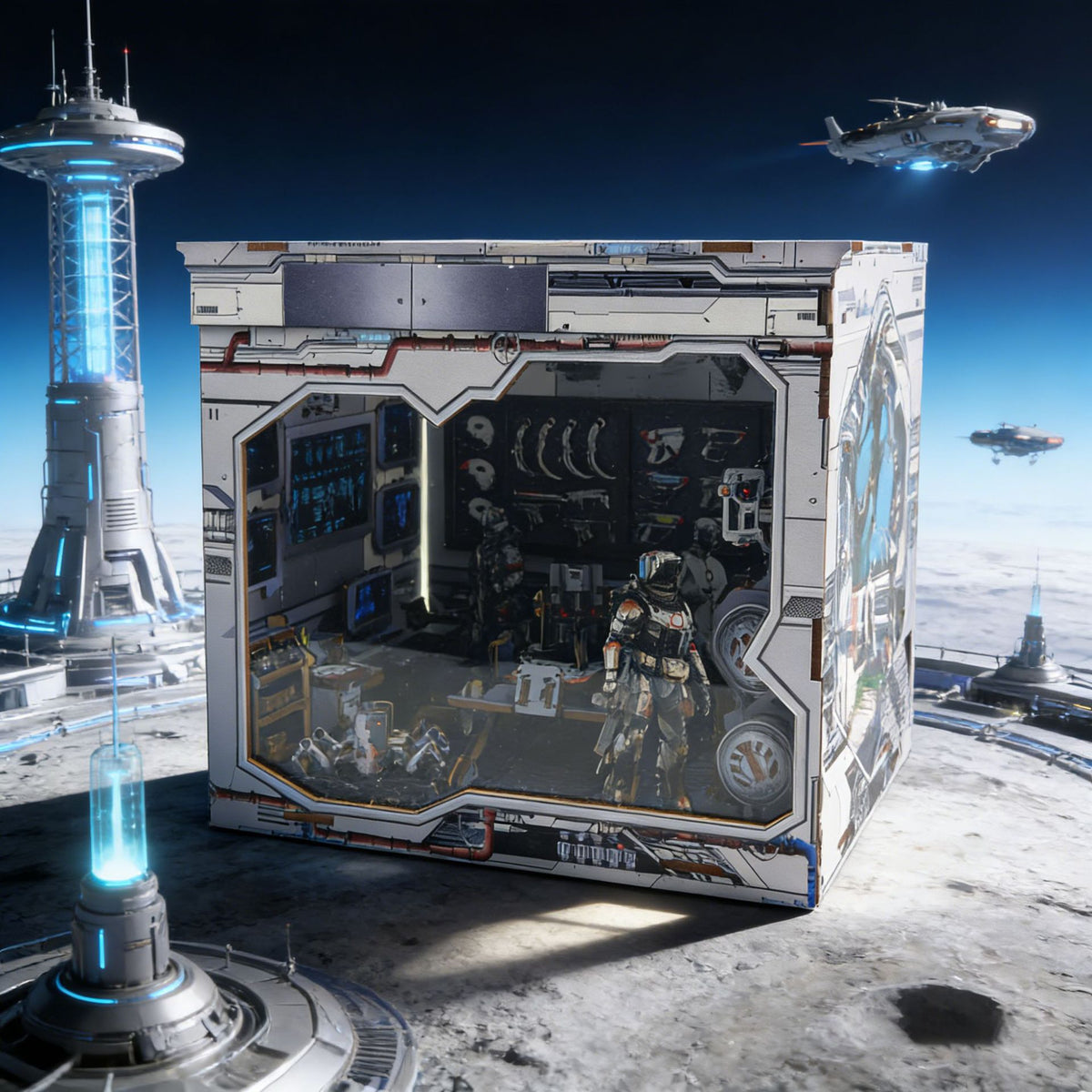 Plymagic DIY BookNook - Interstellar Space Station